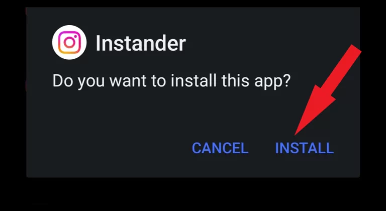 Install Instander on Android
